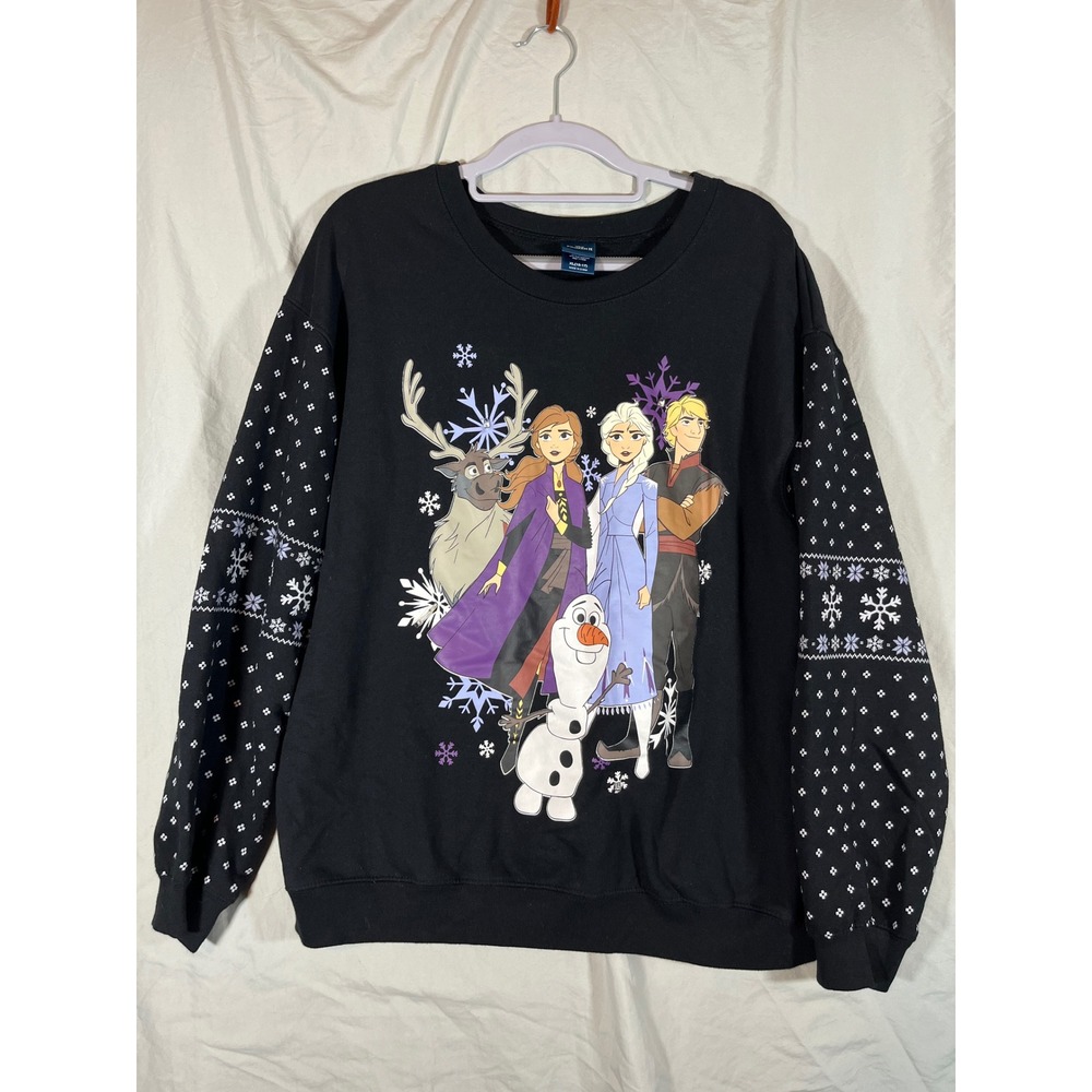 Disney Frozen II XL 15-17 Black Sweatshirt